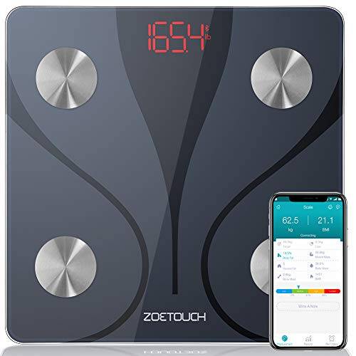 ZOETOUCH-Body-Fat-Scale-with-iOS-and-Android-App-Smart-BMI-Scale-Digital-Wireless-Bathroom-Weight-Scale-Body-Composition-Monitor-Analyzer-Black